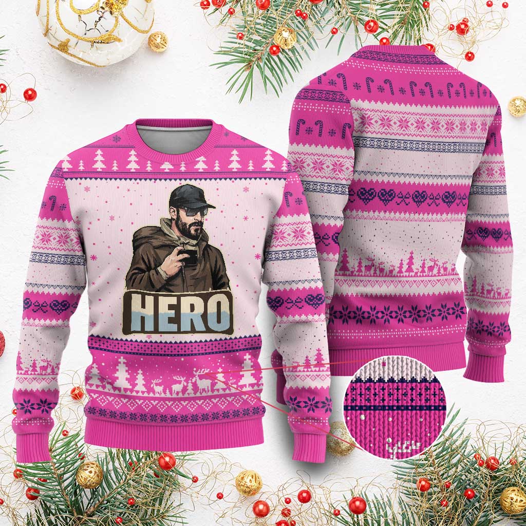 Community Hero Alex Pretti Ugly Christmas Sweater Minneapolis Support Gift