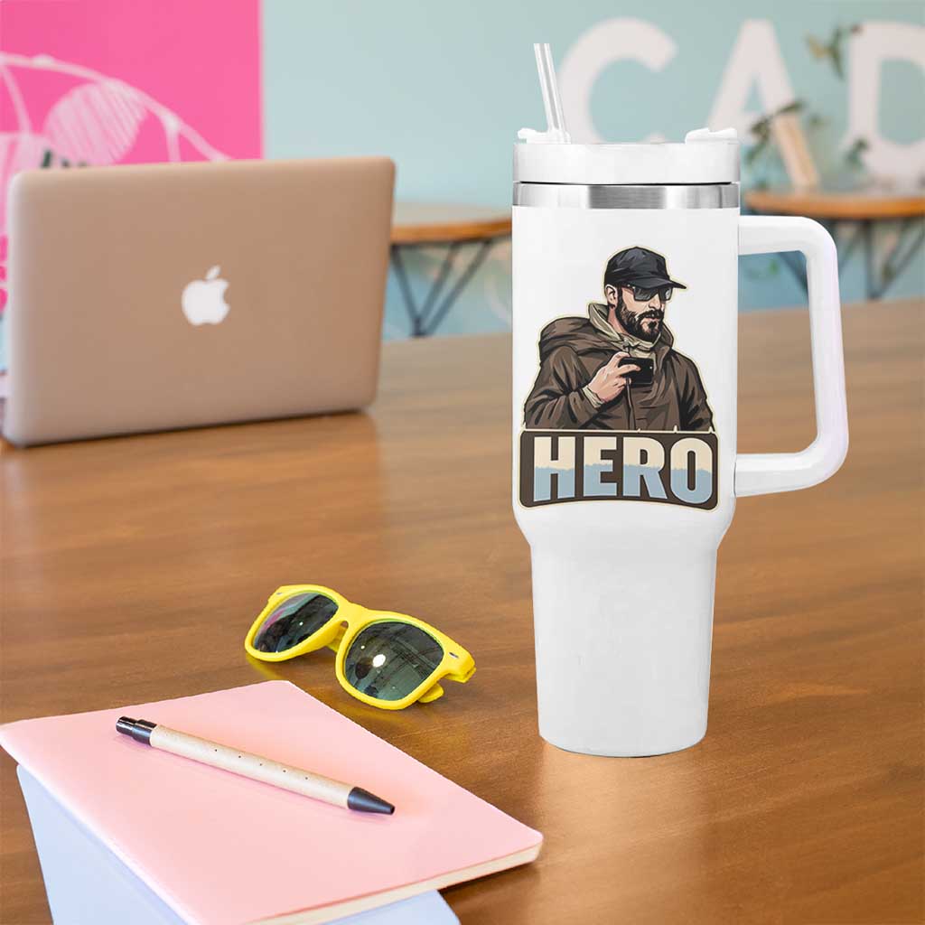 Community Hero Alex Pretti Tumbler With Handle Minneapolis Support Gift