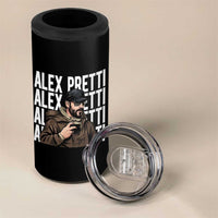 Alex Pretti 4 in 1 Can Cooler Tumbler Minneapolis Hero Nurse Community Support Gift