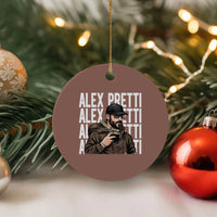 Alex Pretti Ceramic Ornament Minneapolis Hero Nurse Community Support Gift