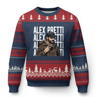 Alex Pretti Ugly Christmas Sweater Minneapolis Hero Nurse Community Support Gift