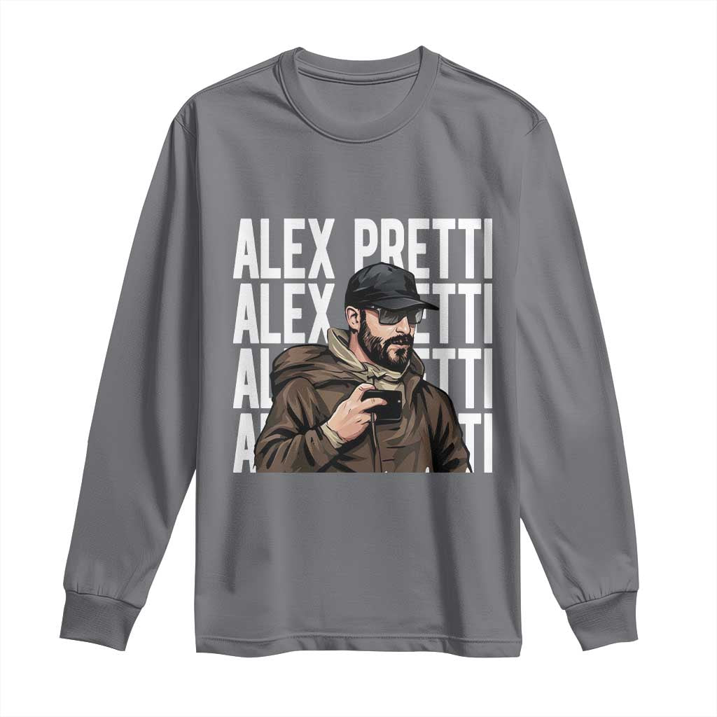 Alex Pretti Long Sleeve Shirt Minneapolis Hero Nurse Community Support Gift