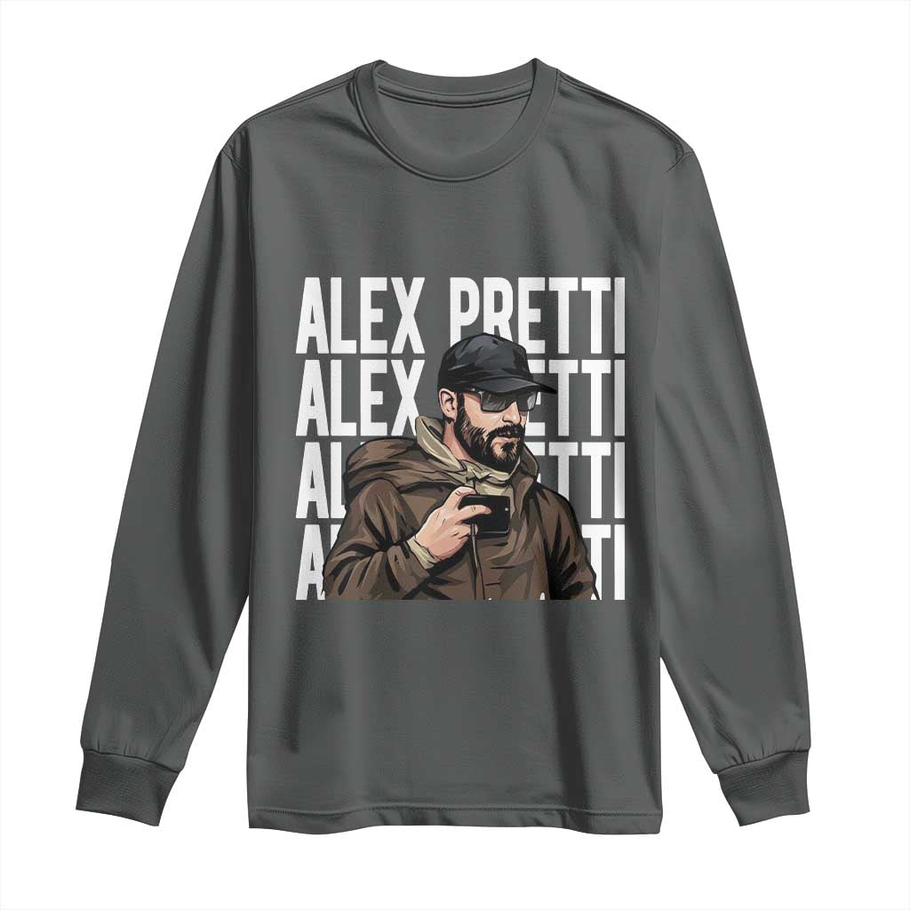 Alex Pretti Long Sleeve Shirt Minneapolis Hero Nurse Community Support Gift