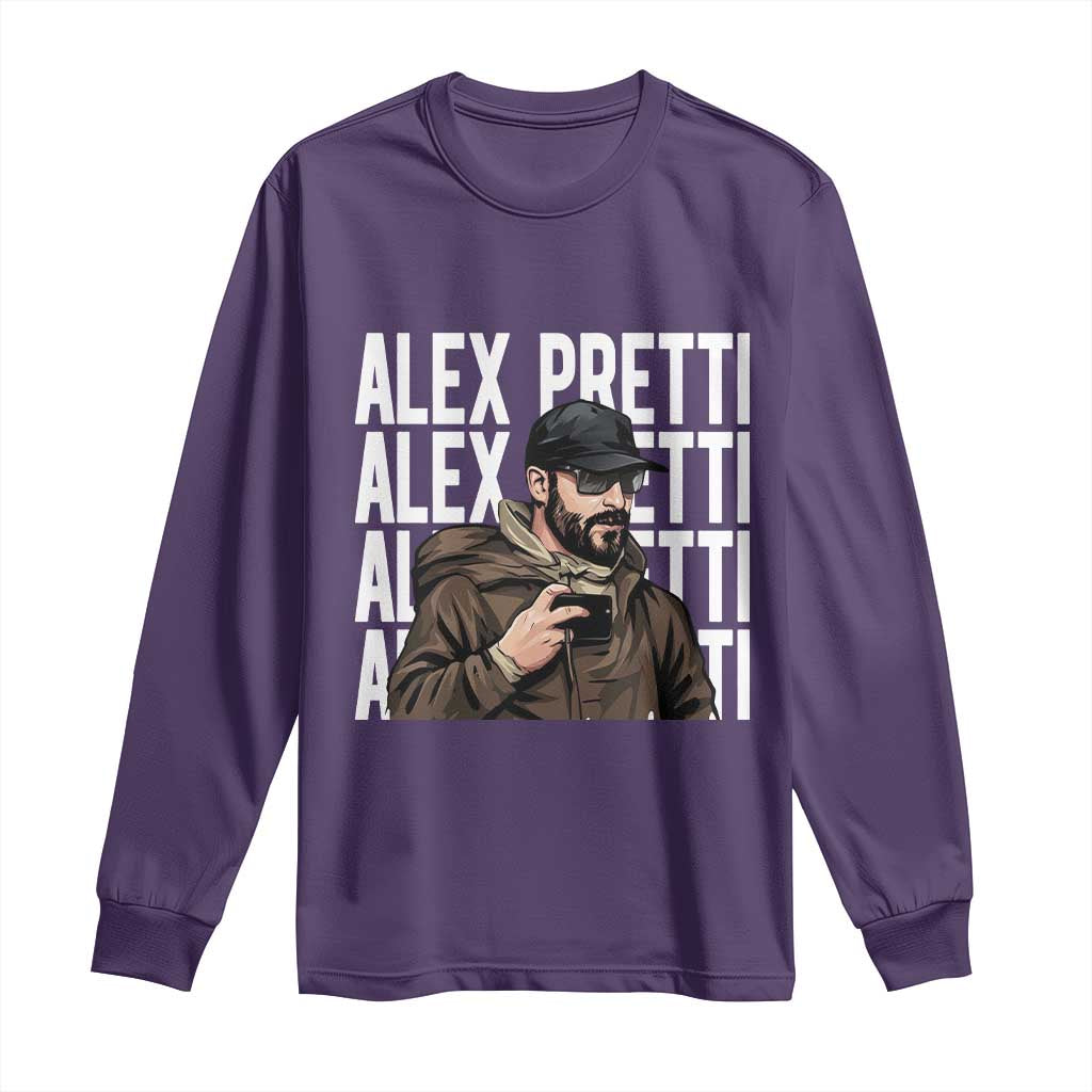 Alex Pretti Long Sleeve Shirt Minneapolis Hero Nurse Community Support Gift