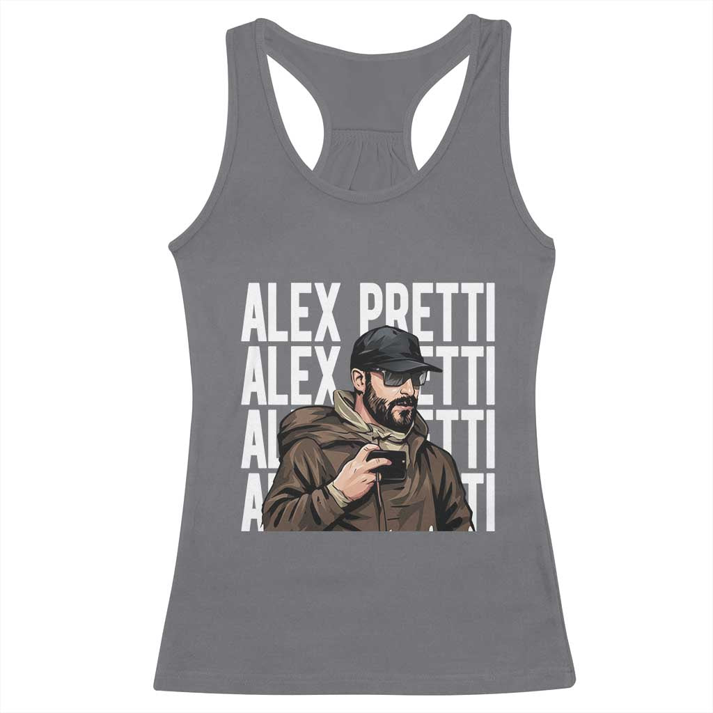 Alex Pretti Racerback Tank Top Minneapolis Hero Nurse Community Support Gift
