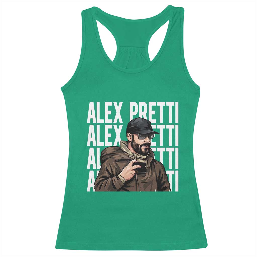 Alex Pretti Racerback Tank Top Minneapolis Hero Nurse Community Support Gift