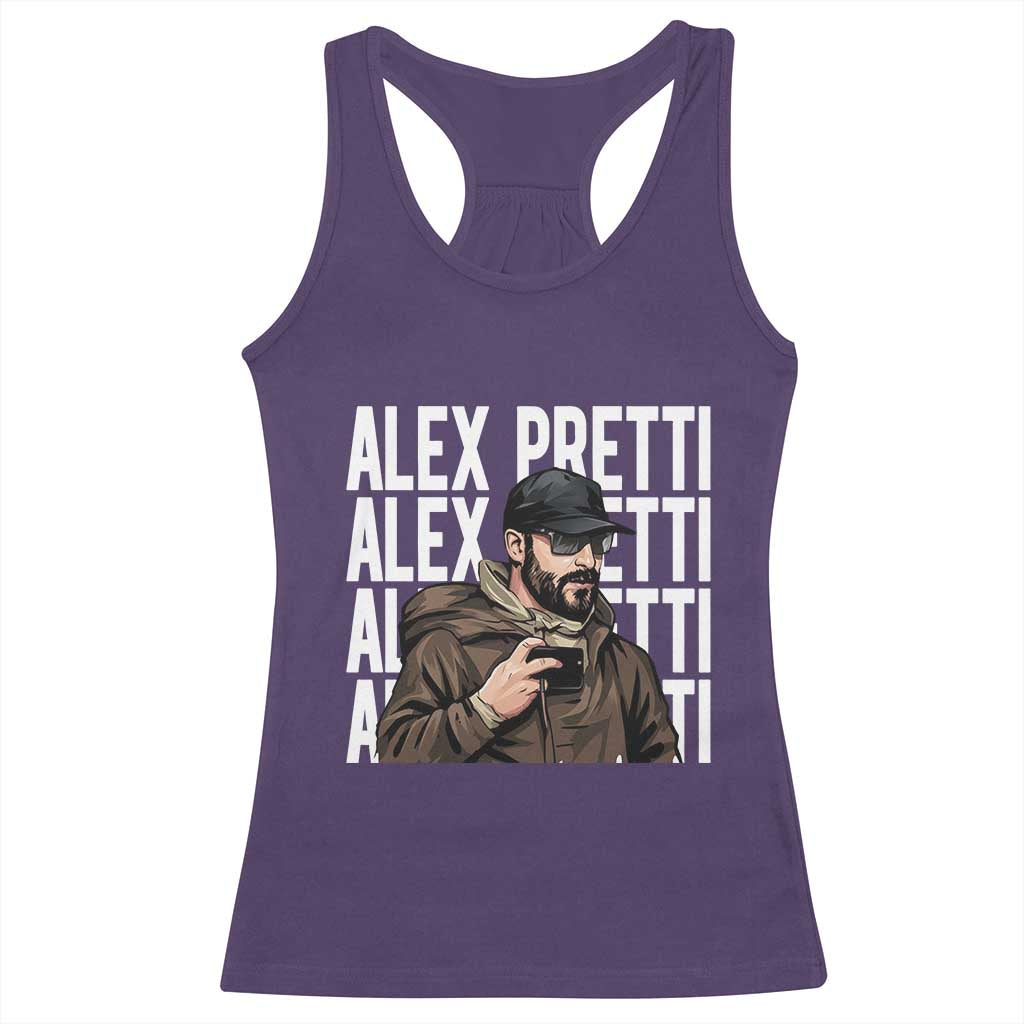 Alex Pretti Racerback Tank Top Minneapolis Hero Nurse Community Support Gift