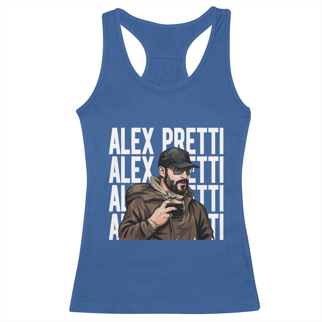 Alex Pretti Racerback Tank Top Minneapolis Hero Nurse Community Support Gift