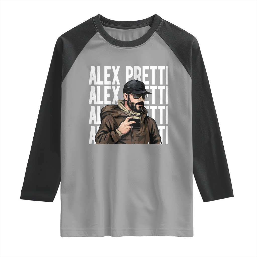 Alex Pretti Raglan Shirt Minneapolis Hero Nurse Community Support Gift