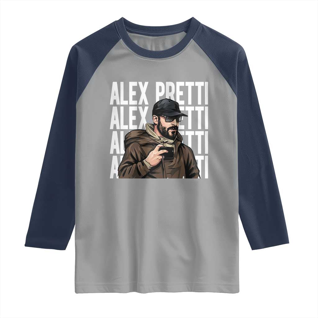 Alex Pretti Raglan Shirt Minneapolis Hero Nurse Community Support Gift