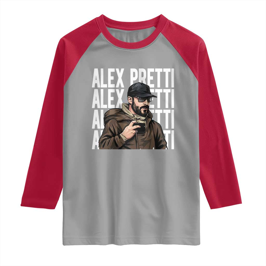 Alex Pretti Raglan Shirt Minneapolis Hero Nurse Community Support Gift