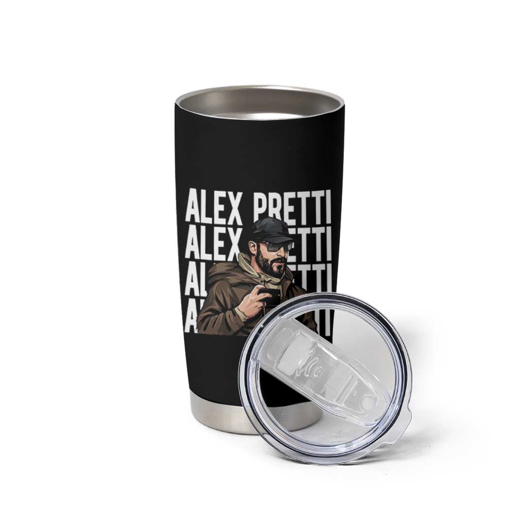 Alex Pretti Tumbler Cup Minneapolis Hero Nurse Community Support Gift