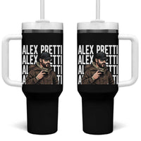 Alex Pretti Tumbler With Handle Minneapolis Hero Nurse Community Support Gift
