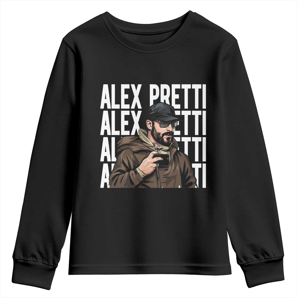 Alex Pretti Youth Sweatshirt Minneapolis Hero Nurse Community Support Gift