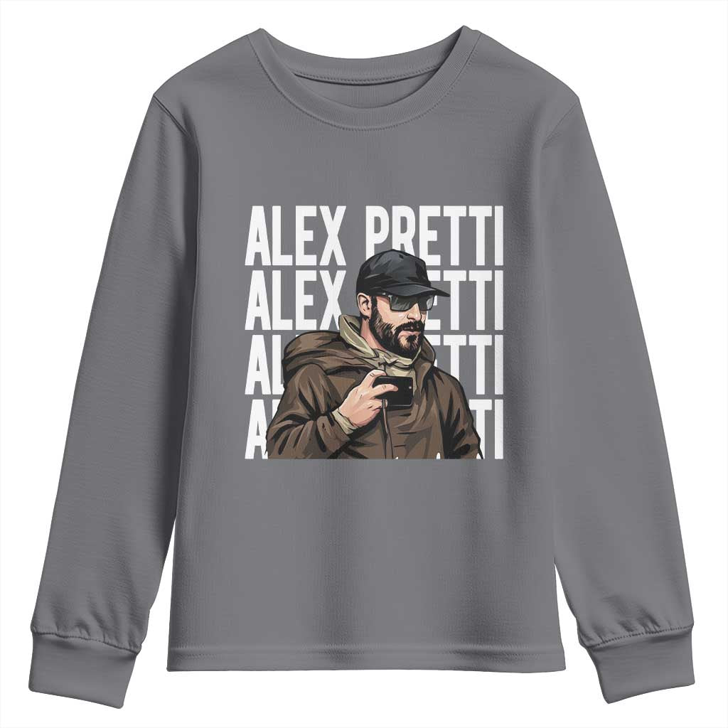 Alex Pretti Youth Sweatshirt Minneapolis Hero Nurse Community Support Gift