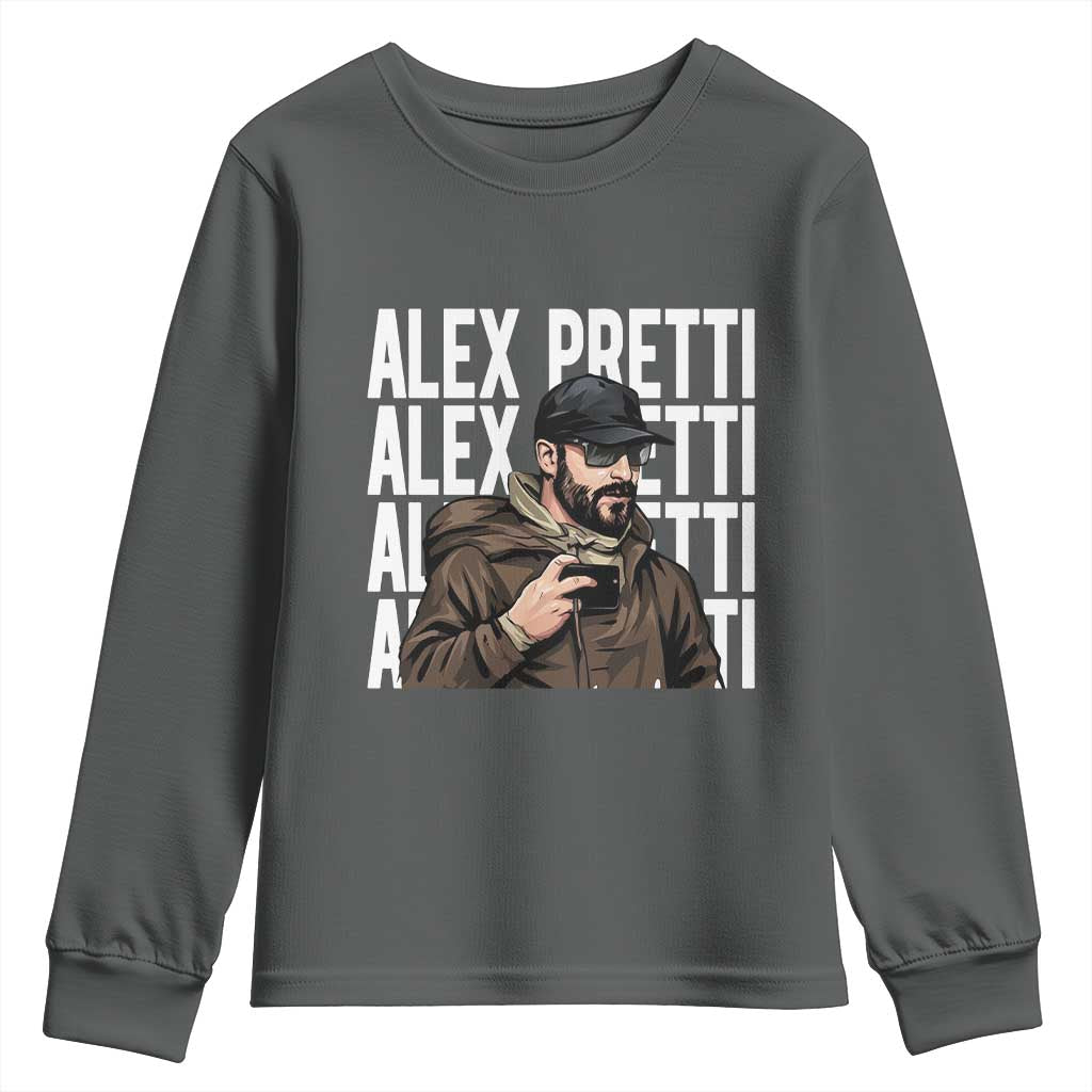 Alex Pretti Youth Sweatshirt Minneapolis Hero Nurse Community Support Gift