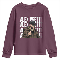Alex Pretti Youth Sweatshirt Minneapolis Hero Nurse Community Support Gift