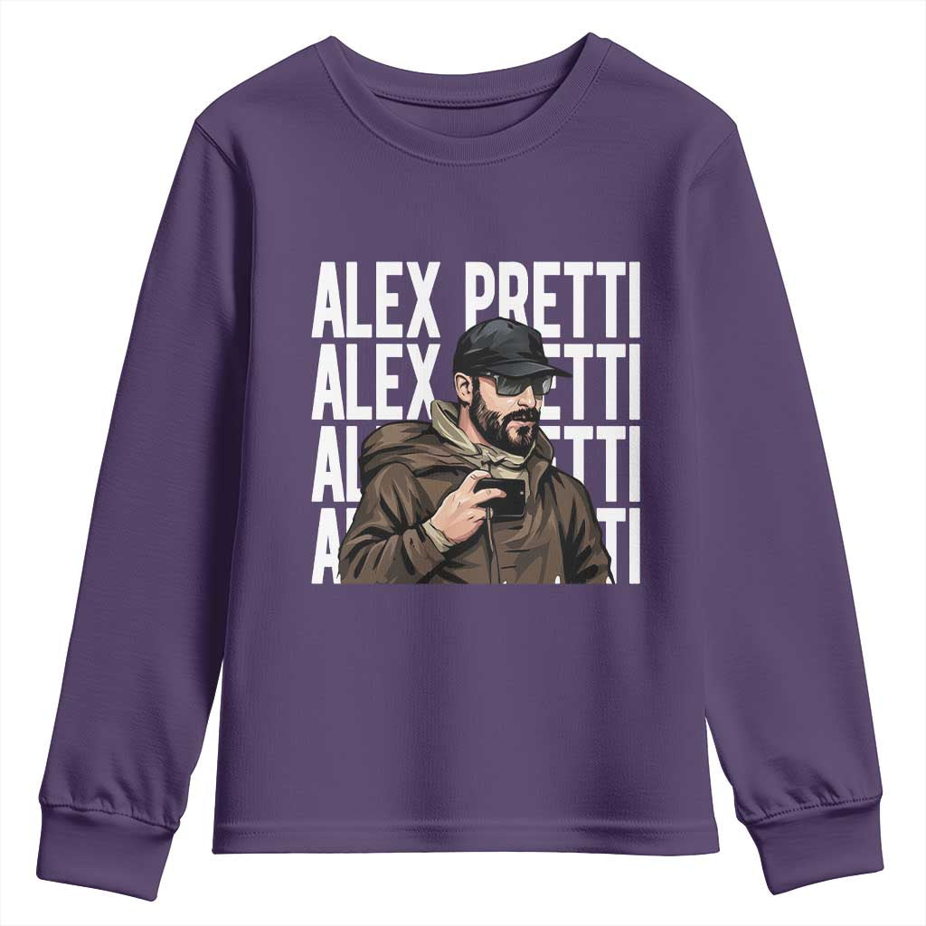Alex Pretti Youth Sweatshirt Minneapolis Hero Nurse Community Support Gift