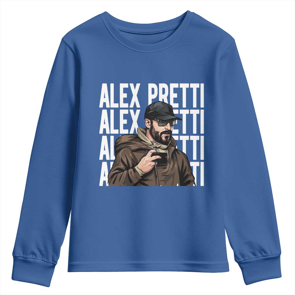 Alex Pretti Youth Sweatshirt Minneapolis Hero Nurse Community Support Gift