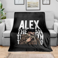 Alex Pretti Throw Blanket Alex The Man The Myth The Legend Vintage Gift