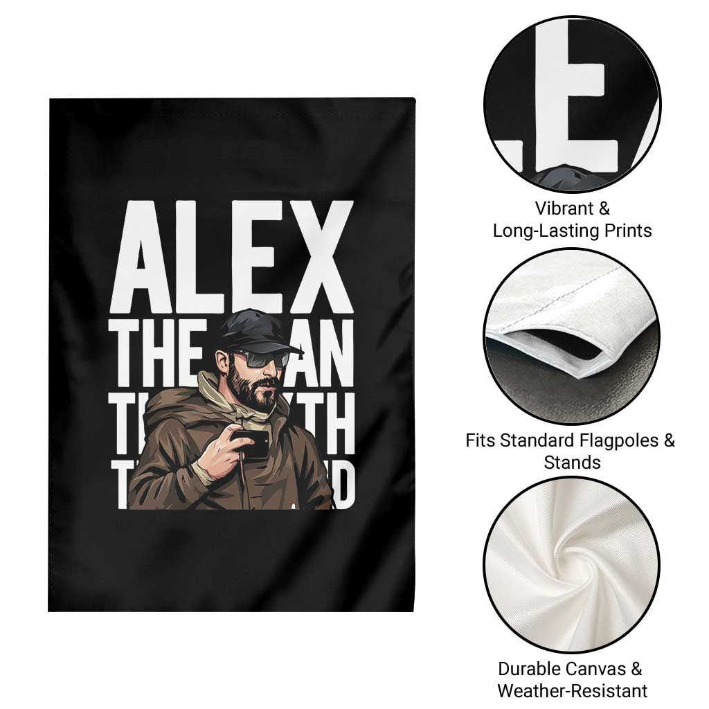 Alex Pretti Garden Flag Alex The Man The Myth The Legend Vintage Gift