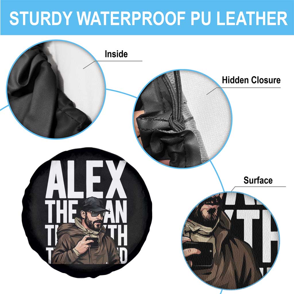 Alex Pretti Spare Tire Cover Alex The Man The Myth The Legend Vintage Gift