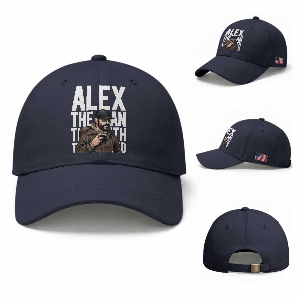 Alex Pretti Baseball Cap Alex The Man The Myth The Legend Vintage Gift