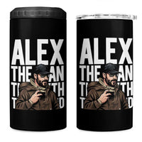 Alex Pretti 4 in 1 Can Cooler Tumbler Alex The Man The Myth The Legend Vintage Gift