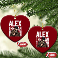 Alex Pretti Ceramic Ornament Alex The Man The Myth The Legend Vintage Gift