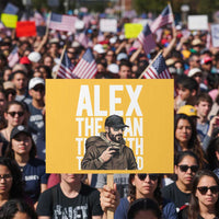 Alex Pretti Protest Sign Alex The Man The Myth The Legend Vintage Gift