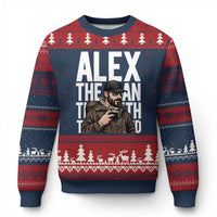 Alex Pretti Ugly Christmas Sweater Alex The Man The Myth The Legend Vintage Gift