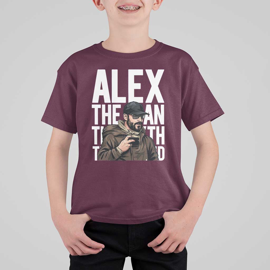 Alex Pretti T Shirt For Kid Alex The Man The Myth The Legend Vintage Gift