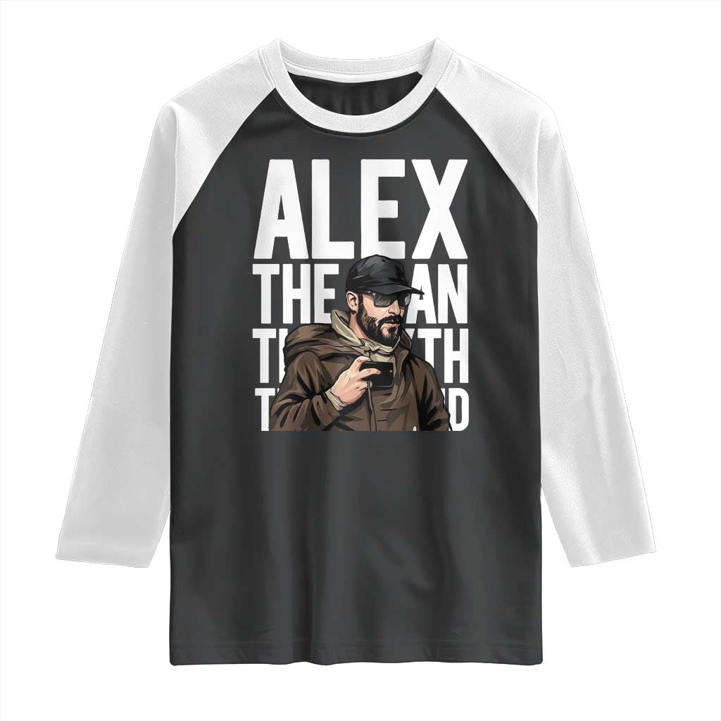 Alex Pretti Raglan Shirt Alex The Man The Myth The Legend Vintage Gift