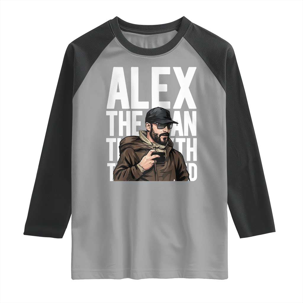 Alex Pretti Raglan Shirt Alex The Man The Myth The Legend Vintage Gift