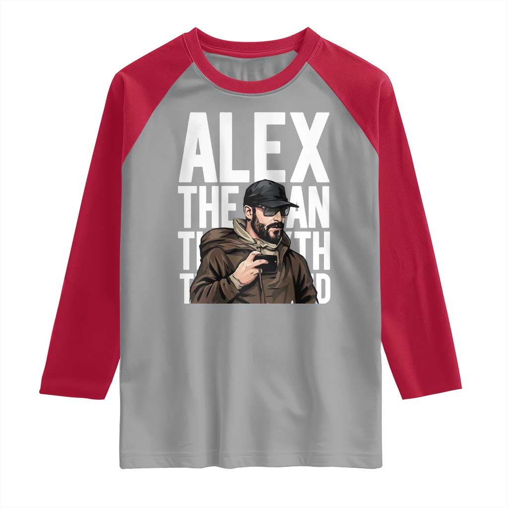 Alex Pretti Raglan Shirt Alex The Man The Myth The Legend Vintage Gift