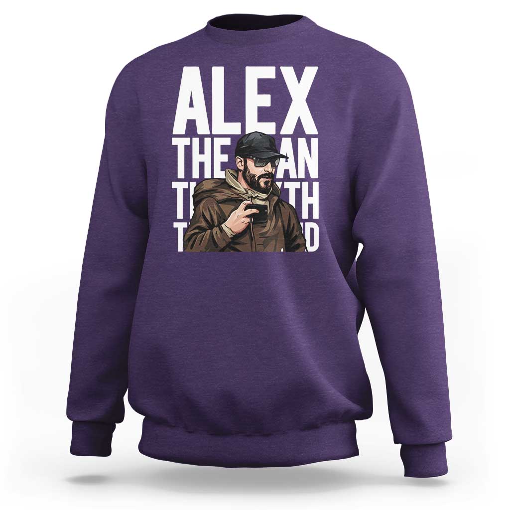 Alex Pretti Sweatshirt Alex The Man The Myth The Legend Vintage Gift