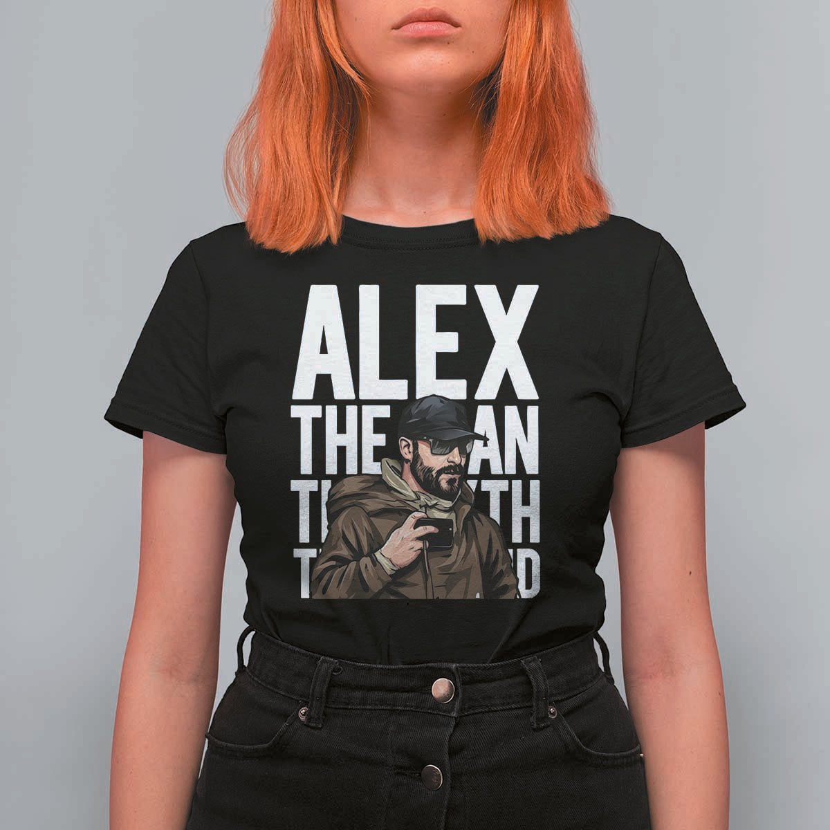 Alex Pretti T Shirt For Women Alex The Man The Myth The Legend Vintage Gift