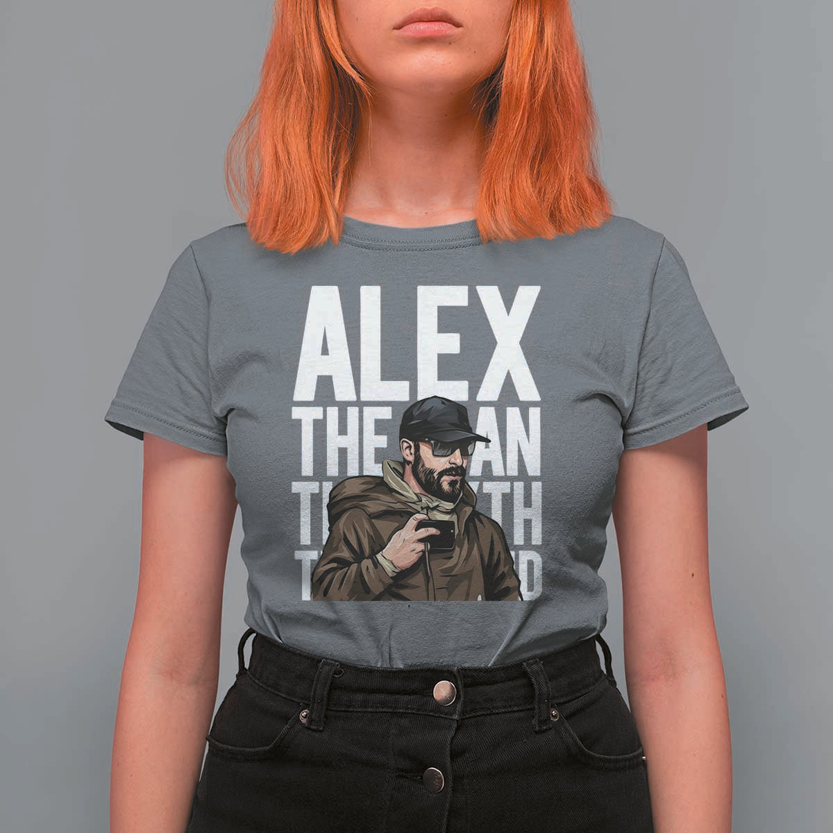 Alex Pretti T Shirt For Women Alex The Man The Myth The Legend Vintage Gift