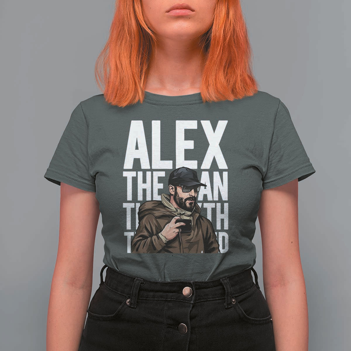 Alex Pretti T Shirt For Women Alex The Man The Myth The Legend Vintage Gift