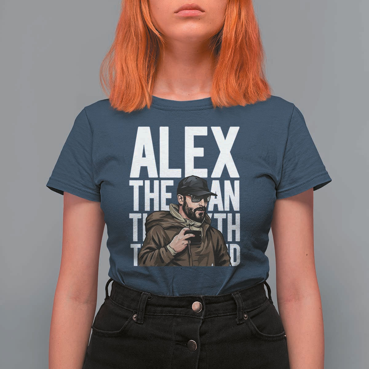 Alex Pretti T Shirt For Women Alex The Man The Myth The Legend Vintage Gift
