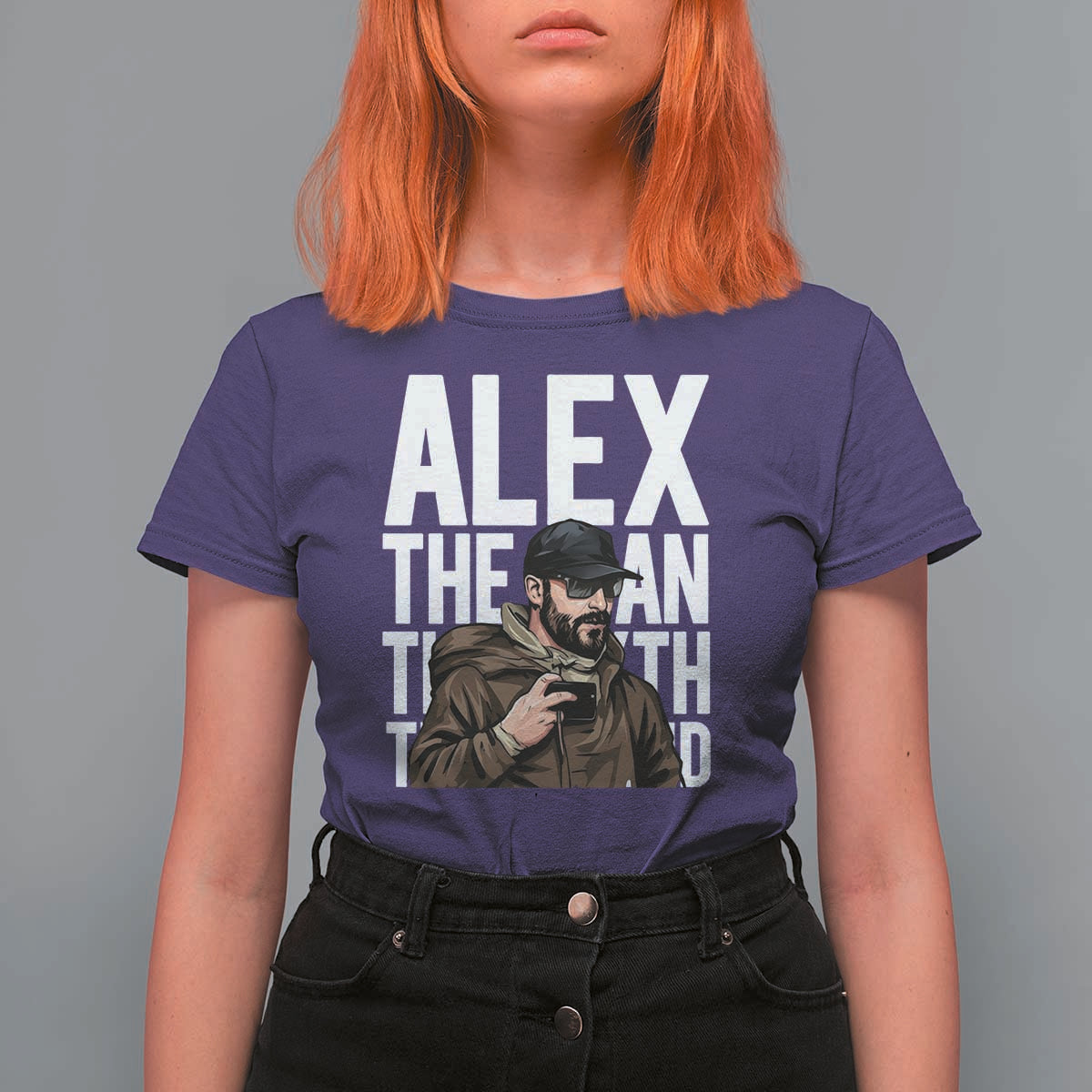 Alex Pretti T Shirt For Women Alex The Man The Myth The Legend Vintage Gift