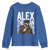 Alex Pretti Youth Sweatshirt Alex The Man The Myth The Legend Vintage Gift