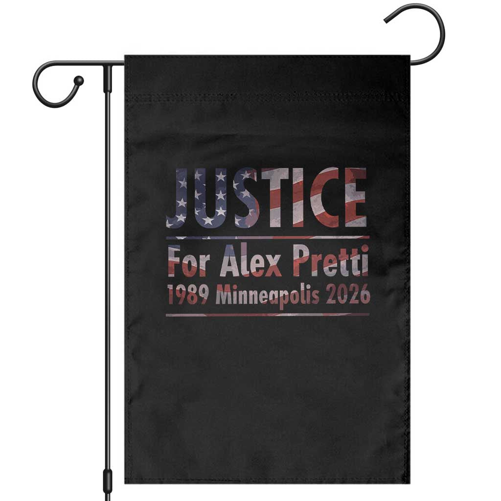 Justice For Alex Pretti Garden Flag Minneapolis MN Tribute Gift