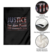 Justice For Alex Pretti Garden Flag Minneapolis MN Tribute Gift