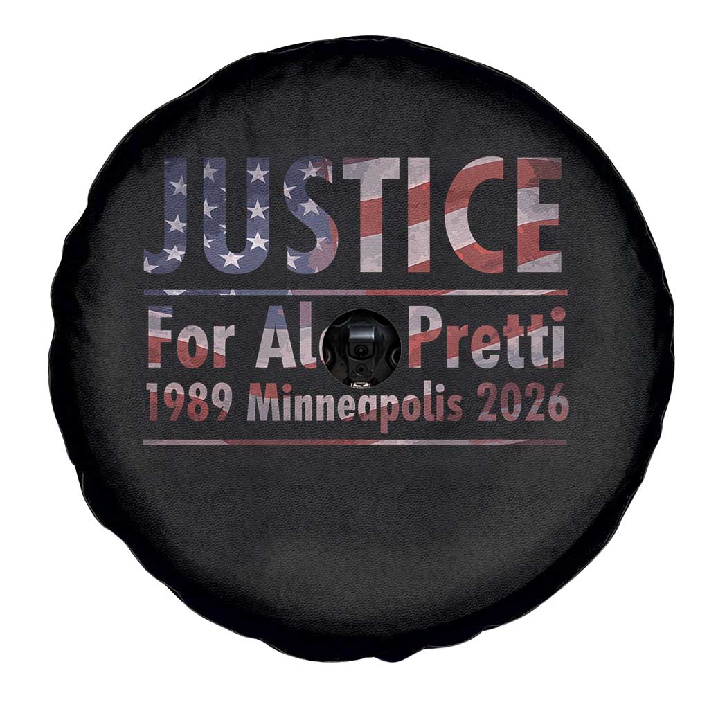 Justice For Alex Pretti Spare Tire Cover Minneapolis MN Tribute Gift