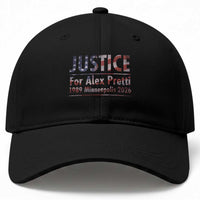 Justice For Alex Pretti Baseball Cap Minneapolis MN Tribute Gift