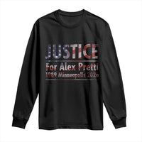 Justice For Alex Pretti Long Sleeve Shirt Minneapolis MN Tribute Gift