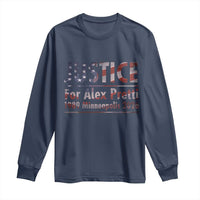 Justice For Alex Pretti Long Sleeve Shirt Minneapolis MN Tribute Gift