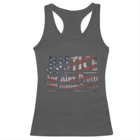 Justice For Alex Pretti Racerback Tank Top Minneapolis MN Tribute Gift