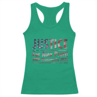 Justice For Alex Pretti Racerback Tank Top Minneapolis MN Tribute Gift